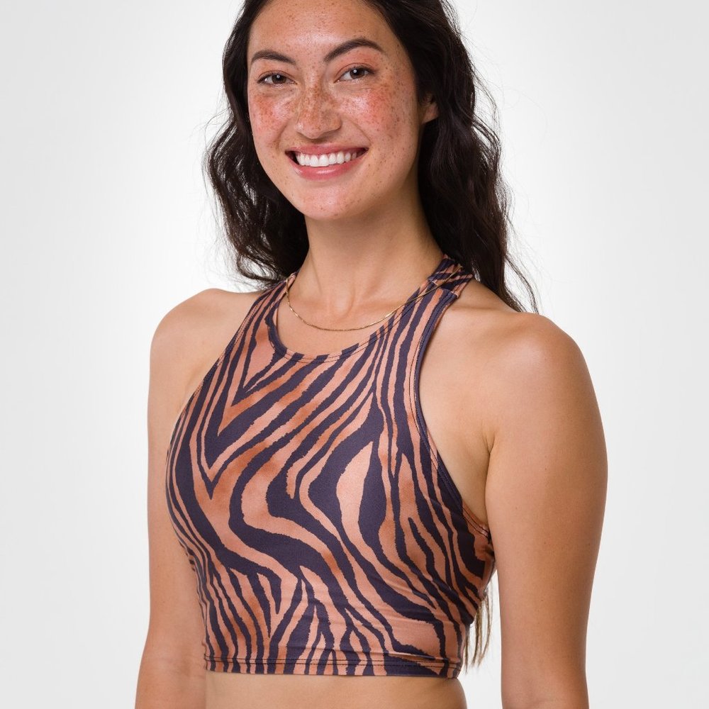 NEW ONZIE PEEK A BOO RACER TIGER BRA, S/M